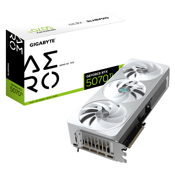 Zdjęcie produktu: Gigabyte GeForce RTX 5070 Ti Aero OC 16GB GDDR7 DLSS 4