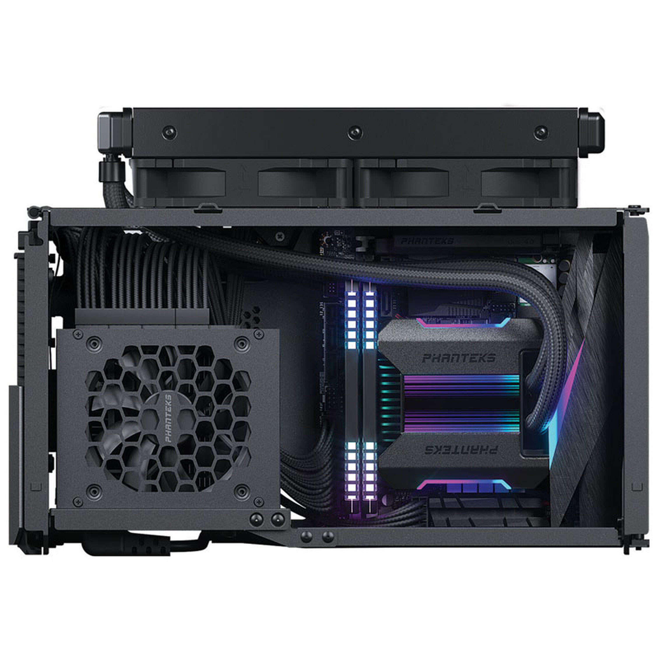 Obudowa Phanteks Evolv Shift XT ARGB ITX Tempered Glass Silver Obudowa Phanteks Evolv Shift XT ARGB ITX Tempered Glass Silver