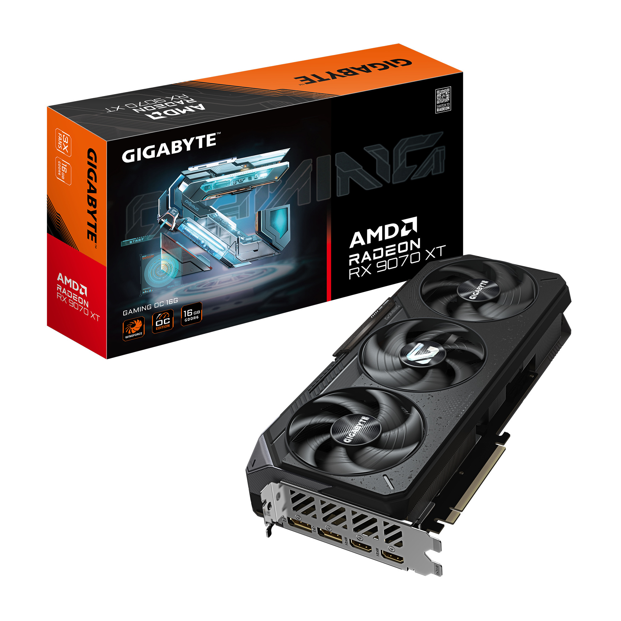 Gigabyte Radeon RX 9070 XT GAMING OC 16GB PCI-E GDDR6