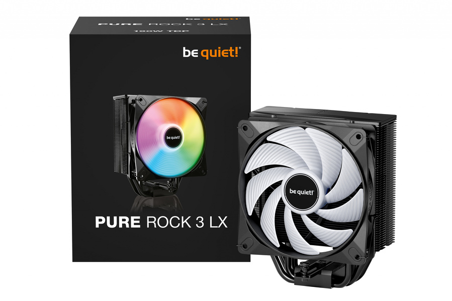 Zdjęcie produktu: be quiet! Pure Rock 3 Black LX ARGB (BK040)