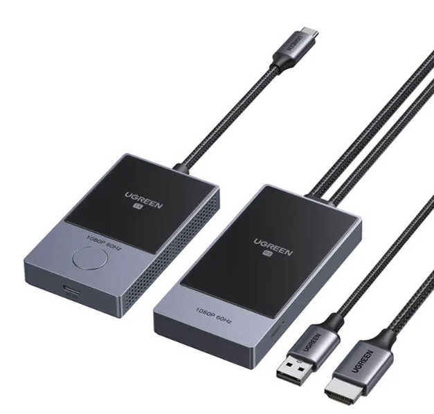 Zdjęcie produktu: Bezprzewodowy nadajnik i odbiornik HDMI Ugreen CM737 1080p do 30m