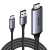Miniatura zdjęcia: Adapter HDMI do USB-C Ugreen CM773 4k 60Hz 5V 1A