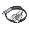 Miniatura zdjęcia: Kabel DisplayPort HDMI Ugreen HD169 4K 60Hz 2m (czarny)