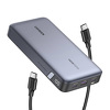 Miniatura zdjęcia: Powerbank 25000mAh Ugreen PB205, USB + 2x USB-C, 145W PD (szary)