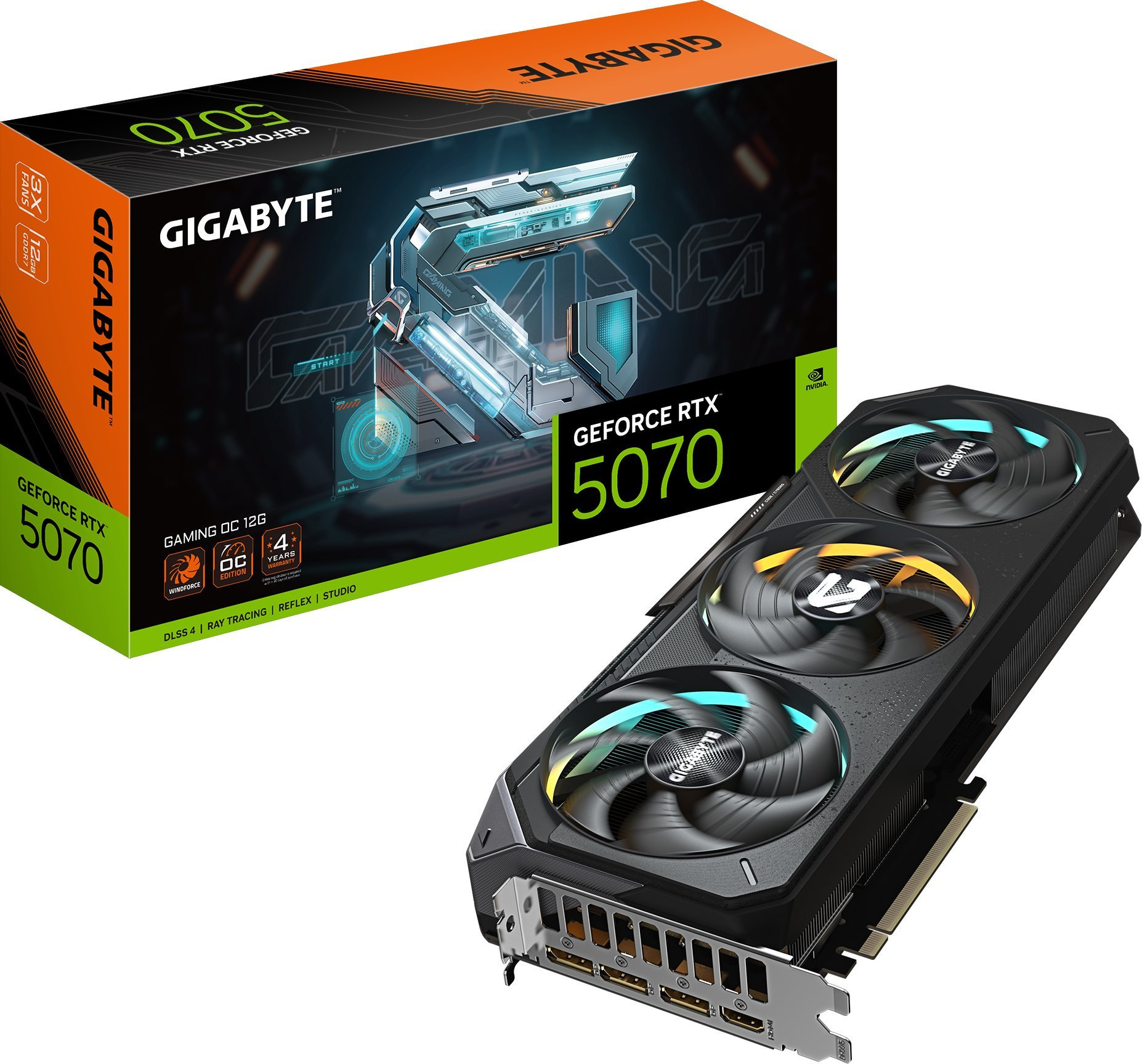 Gigabyte GeForce RTX 5070 Gaming OC 12GB GDDR7 DLSS 4