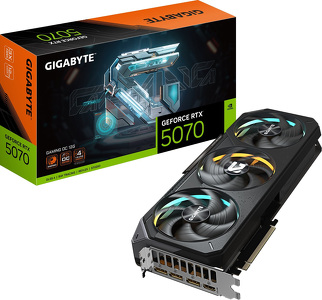 Miniatura produktu: Gigabyte GeForce RTX 5070 Gaming OC 12GB GDDR7 DLSS 4 (GV-N5070GAMING OC-12GD)