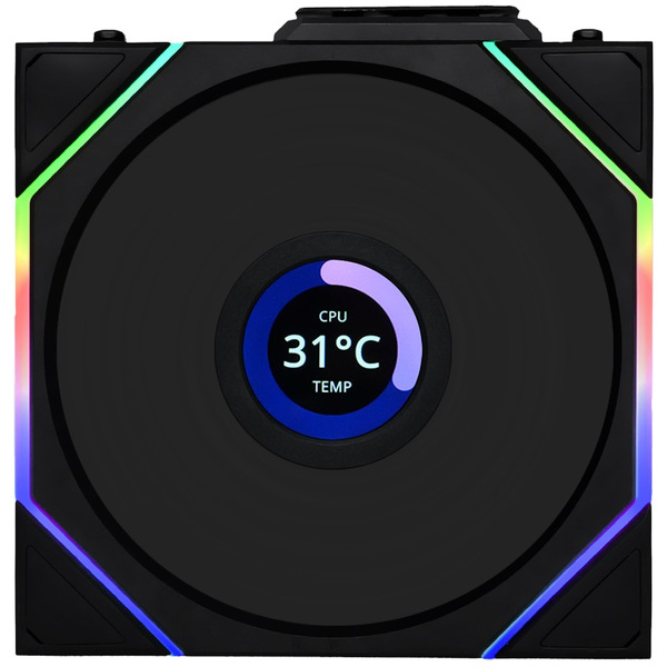 Zdjęcie produktu: Lian Li UNI FAN TL Wireless LCD Reverse ARGB PWM 120mm BK