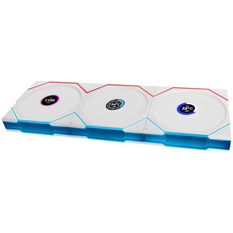 Zestaw wentylatorów Lian Li UNI FAN TL Wireless LCD ARGB