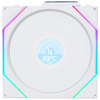 Miniatura zdjęcia: Wentylator Lian Li UNI FAN TL Wireless LCD ARGB PWM 120mm biały