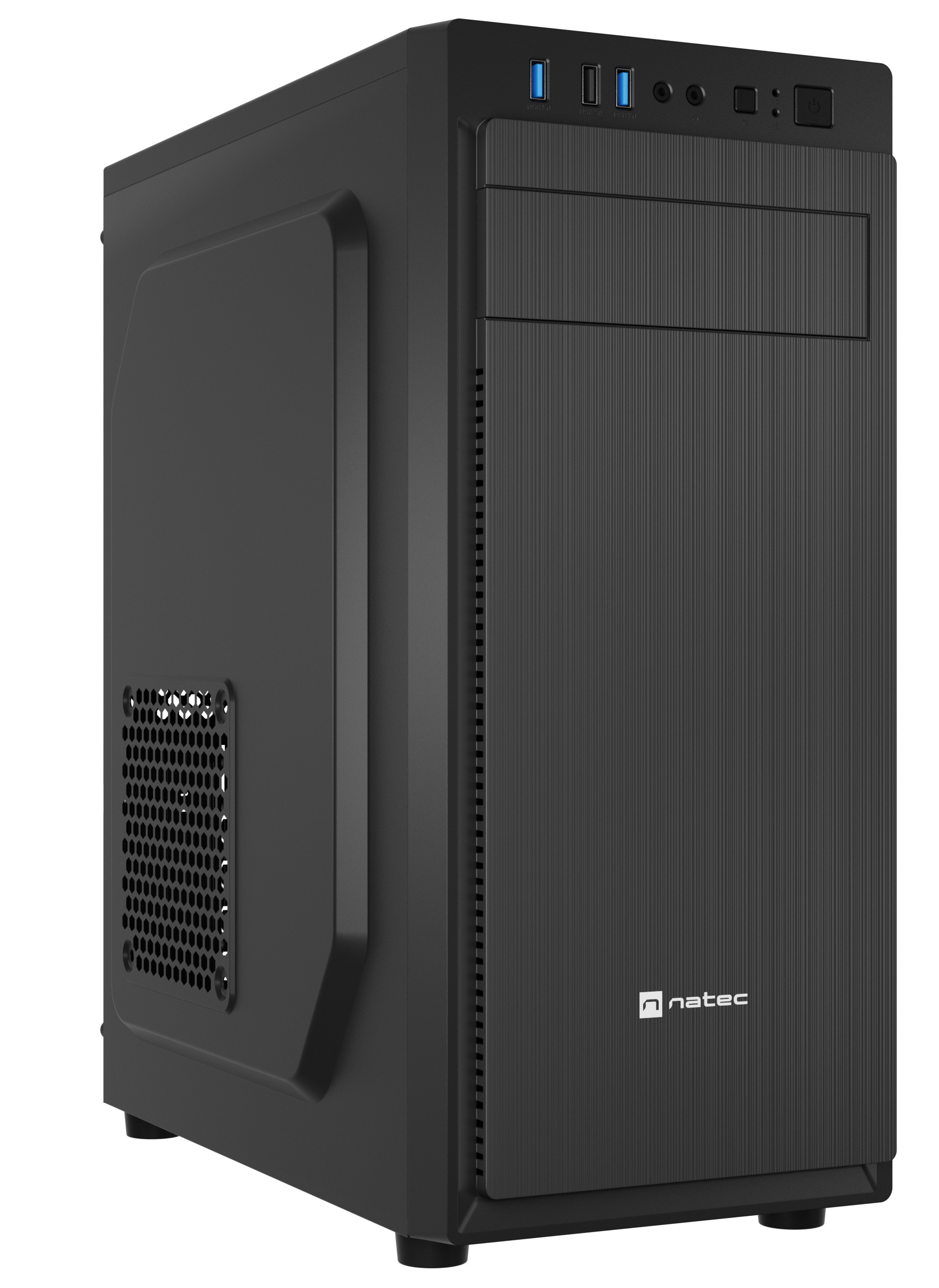 Obudowa do komputera Natec Aracanta midi tower - czarna (NPC-2326)