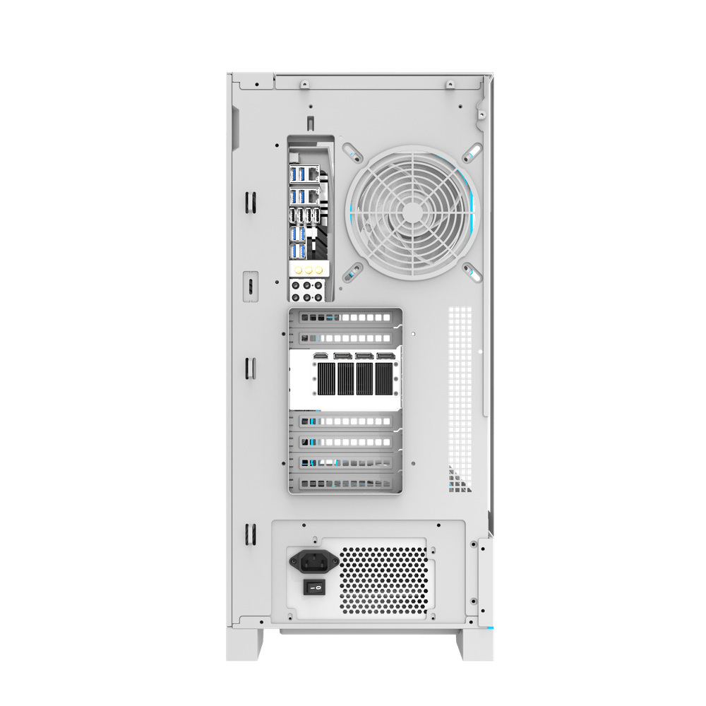 Obudowa komputerowa Darkflash DY450L bez wentylatorów (biała) Obudowa komputerowa Darkflash DY450L bez wentylatorów (biała)