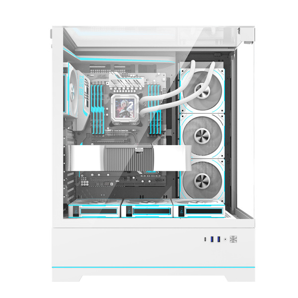 Zdjęcie produktu: Obudowa komputerowa Darkflash DY450L bez wentylatorów (biała) Zdjęcie produktu: Obudowa komputerowa Darkflash DY450L bez wentylatorów (biała)