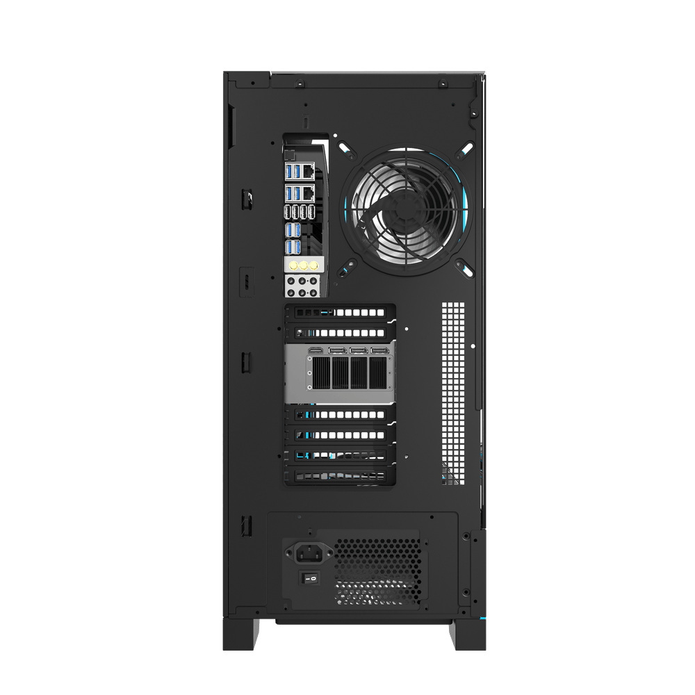 Obudowa komputerowa Darkflash DY450L bez wentylatorów (czarna)