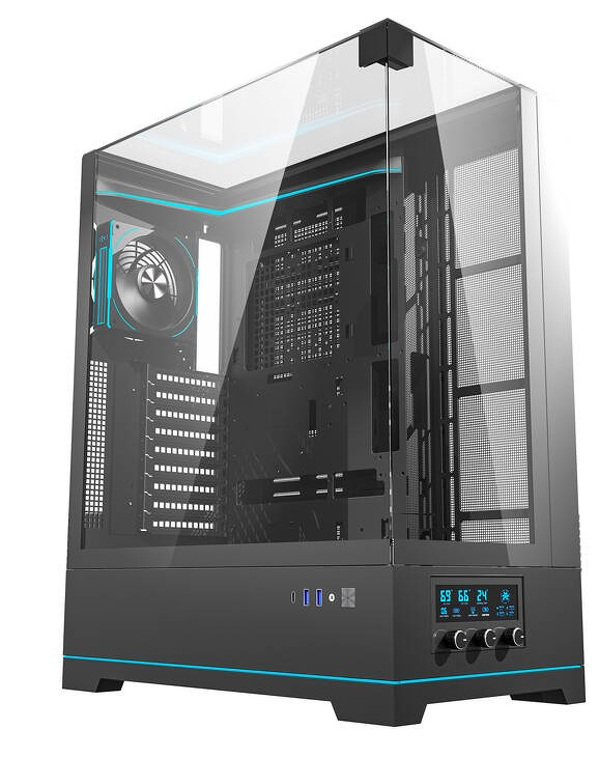 Zdjęcie produktu: Obudowa komputerowa Darkflash DY450L PRO (czarna) + 1 wentylator