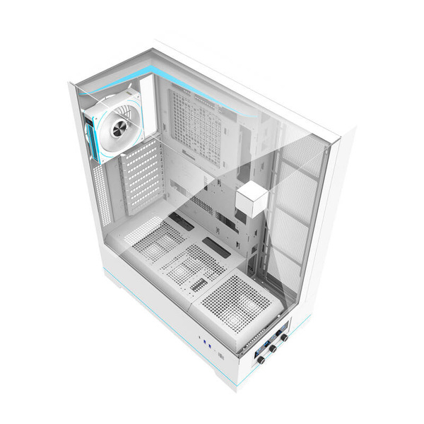 Zdjęcie produktu: Obudowa komputerowa Darkflash DY450L PRO (biała) + 1 wentylator Zdjęcie produktu: Obudowa komputerowa Darkflash DY450L PRO (biała) + 1 wentylator