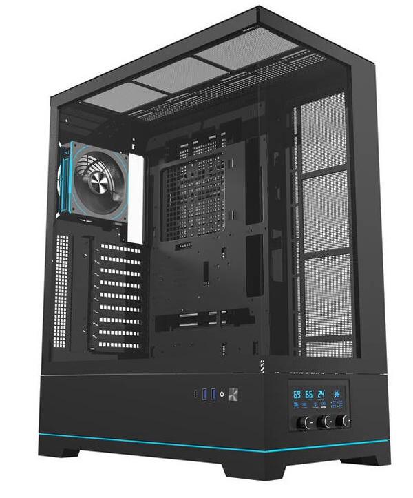 Zdjęcie produktu: Obudowa komputerowa Darkflash DY451L PRO (czarna) + 1 wentylator