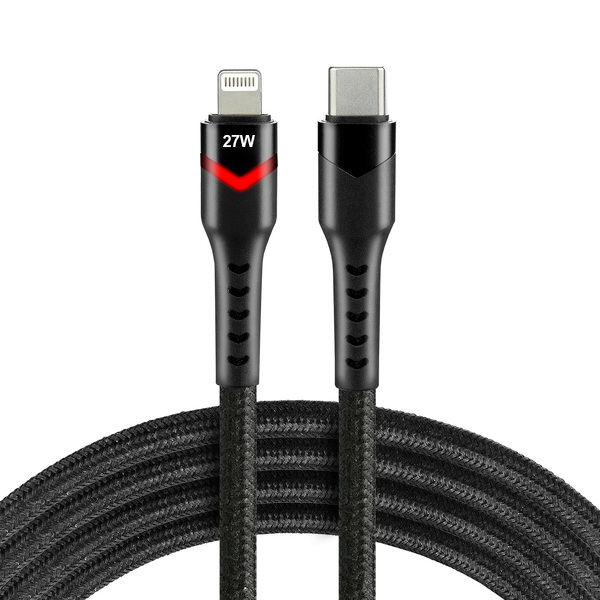 Zdjęcie produktu: Kabel everActive USB-C-Apple Lightning RGB LED 100cm