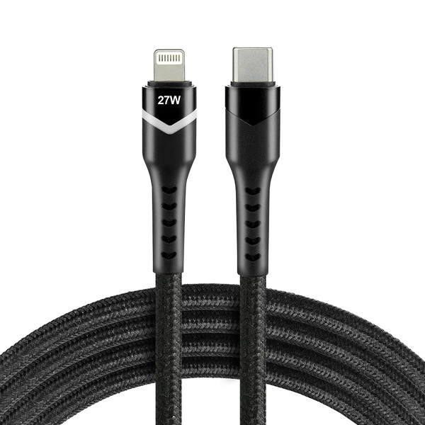 Zdjęcie produktu: Kabel everActive USB-C-Apple Lightning RGB LED 100cm