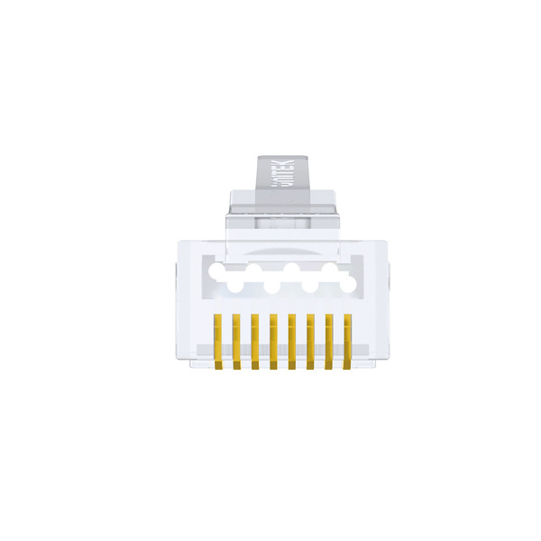 Zdjęcie produktu: Wtyk sieciowy modularny Pass-Through RJ45 Cat. 7, 50szt. Unitek Zdjęcie produktu: Wtyk sieciowy modularny Pass-Through RJ45 Cat. 7, 50szt. Unitek