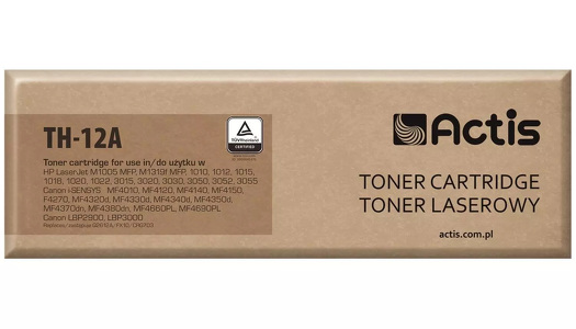 Miniatura produktu: Actis TH-12A Toner (zamiennik HP 12A Q2612A, Canon FX-10, Canon CRG-703; Standard; 2000 stron; czarny)