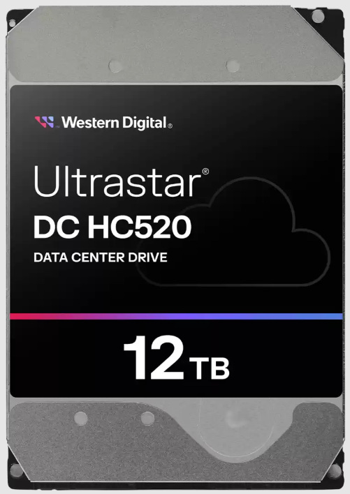 Dysk WD Ultrastar DC HC520 HUH721212ALE604 12TB sATA III 256MB 7200obr/min