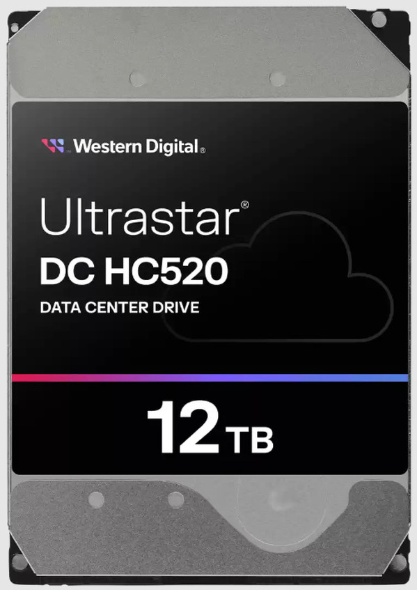 Zdjęcie produktu: Dysk WD Ultrastar DC HC520 HUH721212ALE604 12TB sATA III 256MB 7200obr/min