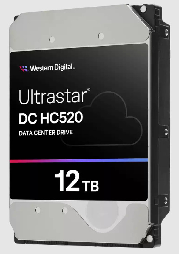Zdjęcie produktu: Dysk WD Ultrastar DC HC520 HUH721212ALE604 12TB sATA III 256MB 7200obr/min