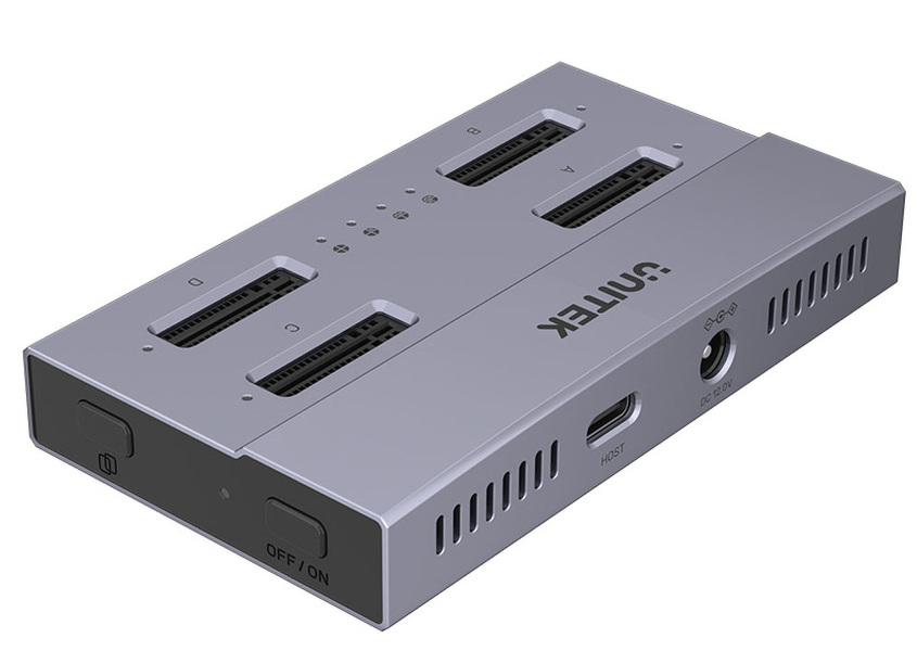 Zdjęcie produktu: Stacja dokująca/ klonująca M.2 SSD Unitek USB4 4-kieszeniowa