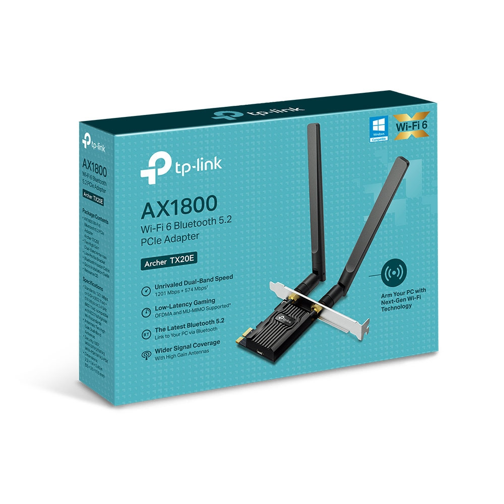 TP-Link Archer TX20E karta sieciowa Wi-Fi 6 Bluetooth 5.2