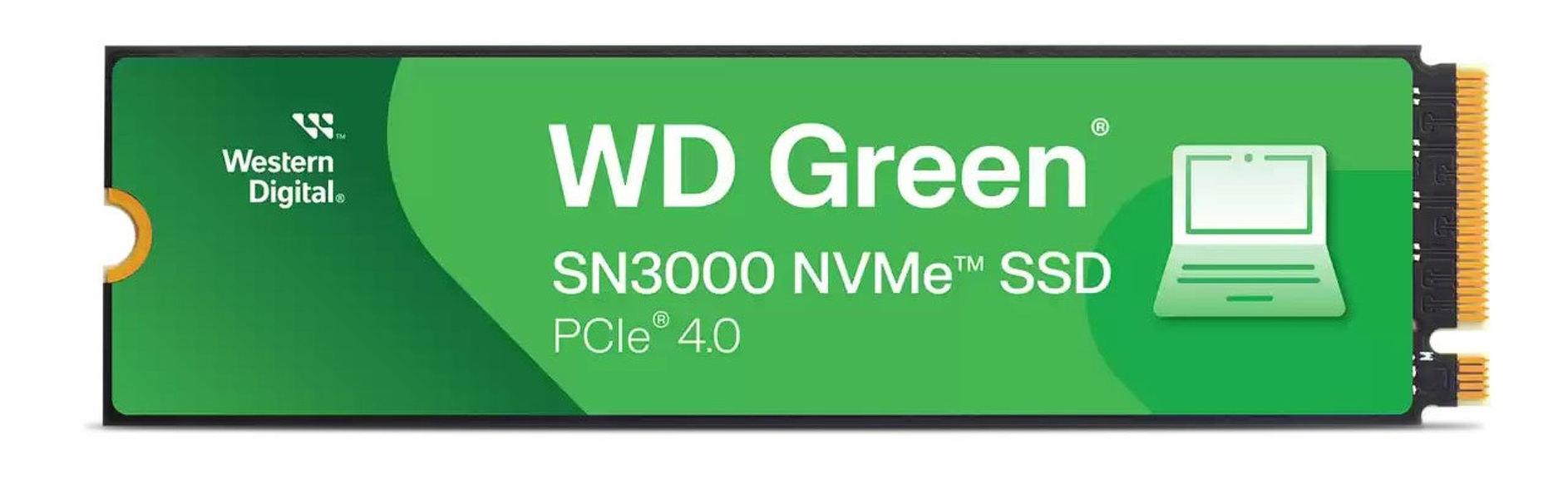 Zdjęcie produktu: Dysk WD Green SN3000 SSD 2TB M.2 PCIe NVMe Gen4 WDS200T4G0E