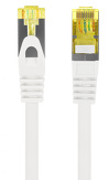 Kabel Lanberg RJ45 Patch cord Kat.6A S/FTP Lszh Cu 0.25m Biały Fluke Passed