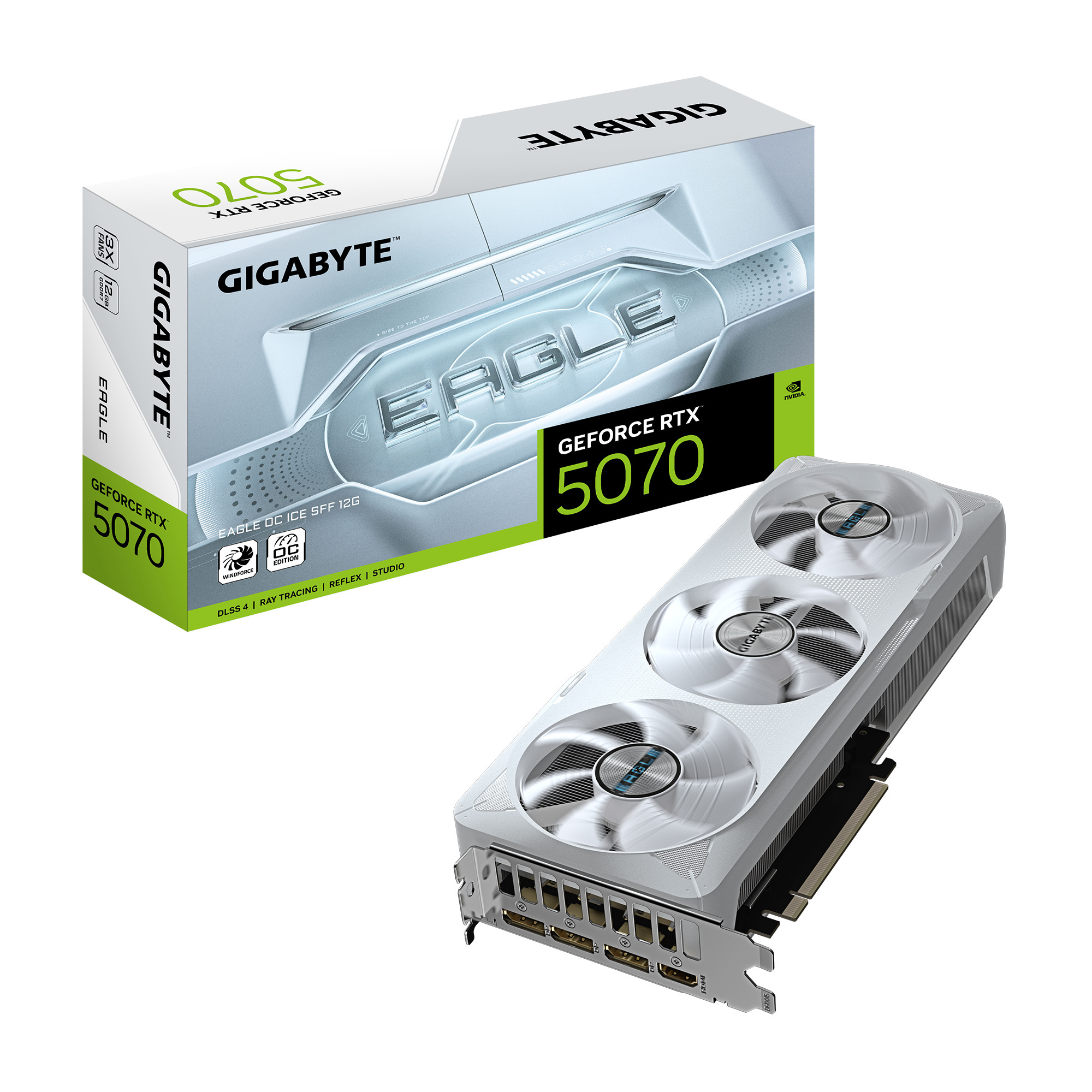 Gigabyte GeForce RTX 5070 EAGLE OC ICE SSF 12GB GDDR7 DLSS4