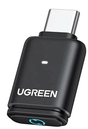 Miniatura produktu: Adapter audio Ugreen BT501 USB-C Bluetooth 5.3 z aptX transmiter - czarny