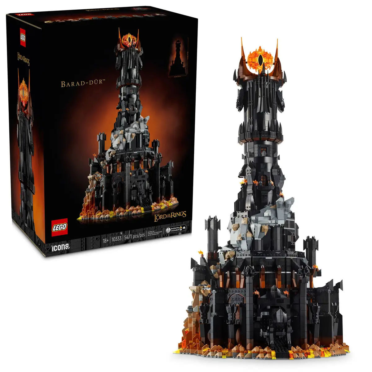 LEGO Icons 10333 Władca pierścieni: Barad-dur