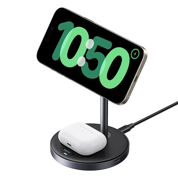 Zdjęcie produktu: Ładowarka indukcyjna 2w1 Ugreen W710 do Iphone, AirPods