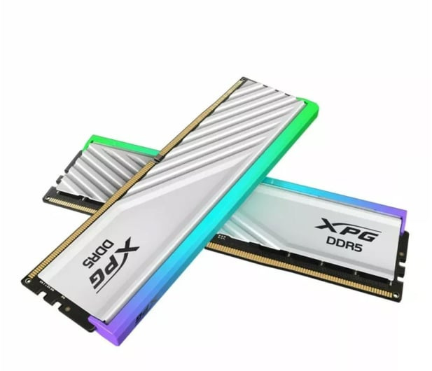 Pamięć Adata XPG Lancer RGB biała DDR5 32GB (2x16GB) 6000MHz CL30 AX5U6000C3016G-DTLABRWH