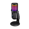 Miniatura zdjęcia: Mikrofon gamingowy do komputera dla gracza Rampage Diyez dotykowy RGB USB-C czarny Miniatura zdjęcia: Mikrofon gamingowy do komputera dla gracza Rampage Diyez dotykowy RGB USB-C czarny