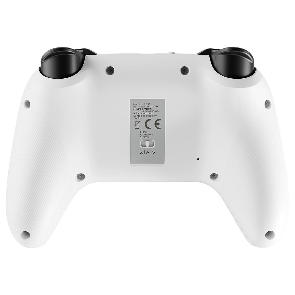 Kontroler gamingowy bezprzewodowy pad Rampage Hydra RGB biały