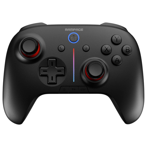 Zdjęcie produktu: Kontroler gamingowy bezprzewodowy pad Rampage Hydra RGB czarny