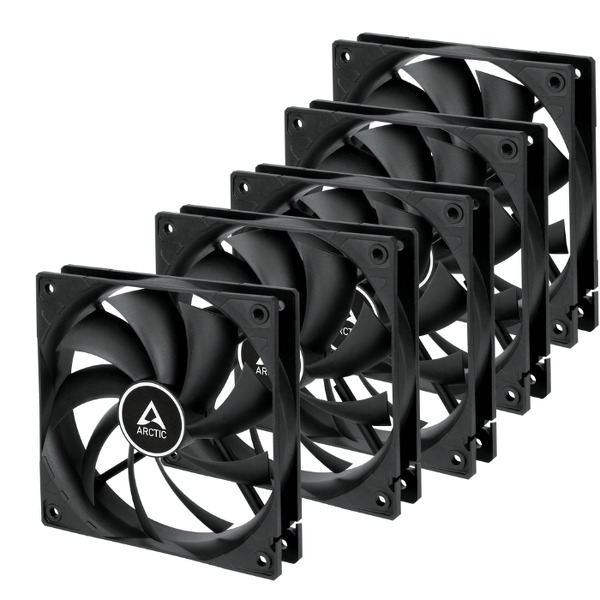 Zdjęcie produktu: Zestaw wentylatorów Arctic F12 PWM Black 120mm 5 szt. (ACFAN00145A) Zdjęcie produktu: Zestaw wentylatorów Arctic F12 PWM Black 120mm 5 szt. (ACFAN00145A)