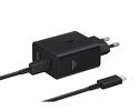 Miniatura zdjęcia: Ładowarka sieciowa Samsung 50W Power Adapter Duo 2x USB-C