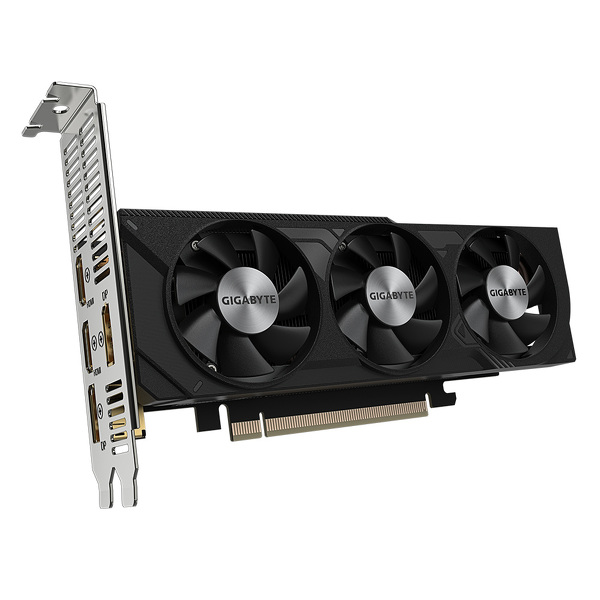 Zdjęcie produktu: Gigabyte GeForce RTX 4060 OC Low Profile 8GB GDDR6 DLSS 3 (GV-N4060OC-8GL) Zdjęcie produktu: Gigabyte GeForce RTX 4060 OC Low Profile 8GB GDDR6 DLSS 3 (GV-N4060OC-8GL)