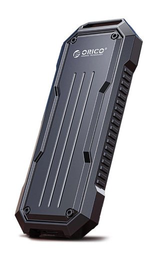 Miniatura produktu: Obudowa zewnętrzna na dysk SSD M.2 (SATA/NVMe) ORICO USB-C 3.2 Wzmocniona kieszeń taktyczna - szara (OXS2C3-G2)