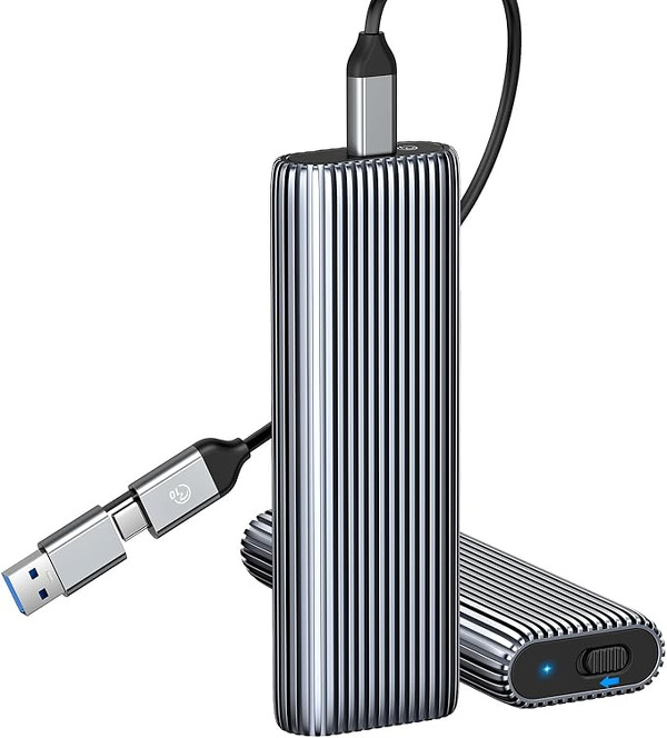 Zdjęcie produktu: Obudowa zewnętrzna na dysk SSD M.2 (NVMe) ORICO USB 3.2 Gen2 Typ-C - szara