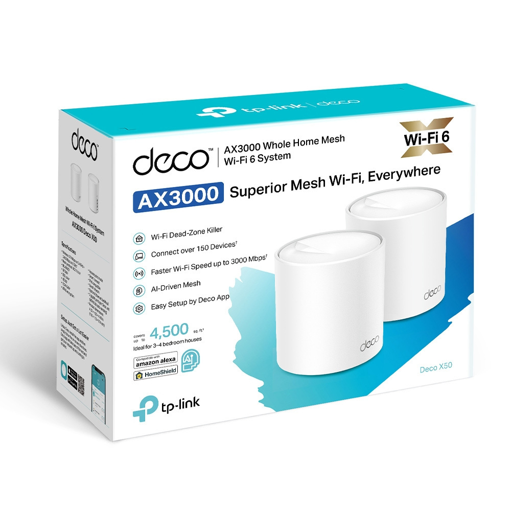TP-Link Deco Mesh X50 system WiFi AX3000 (2 szt.)