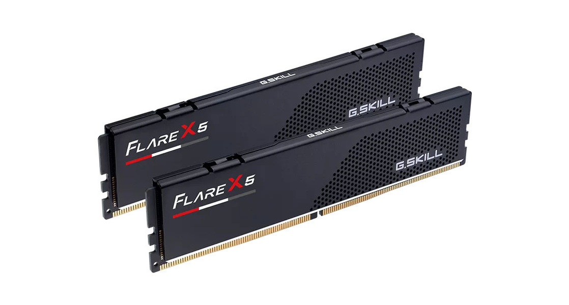 Zdjęcie produktu: Pamięć G.Skill Flare X5 DDR5 96GB (2x48GB) 6000MHz CL30 EXPO F5-6000J3036F48GX2-FX5