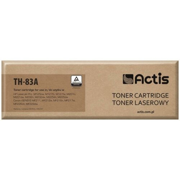 Zdjęcie produktu: Actis TH-83A Toner (zamiennik HP 83A CF283A, Canon CRG-737; Standard; 1500 stron; czarny) Zdjęcie produktu: Actis TH-83A Toner (zamiennik HP 83A CF283A, Canon CRG-737; Standard; 1500 stron; czarny)