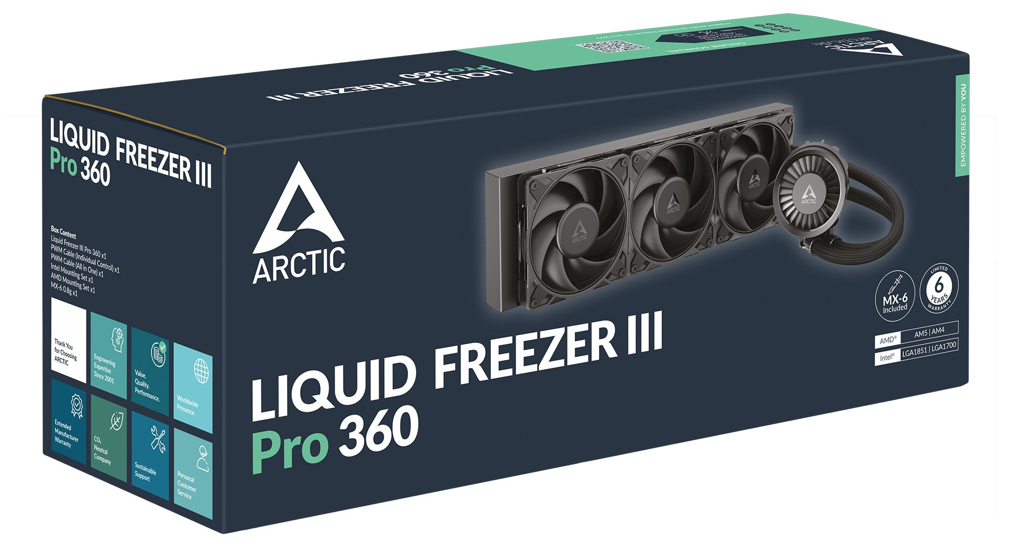 Arctic Liquid Freezer III Pro 360 Black (ACFRE00180A)