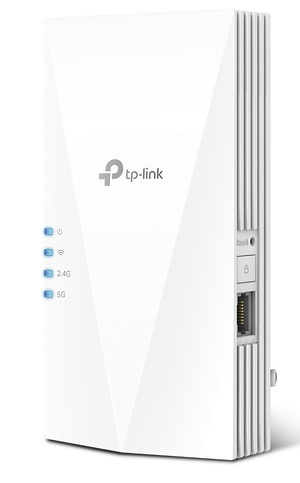 Miniatura produktu: TP-Link RE700X Wireless Range Extender AX3000 WiFi6 Wall-Plug Gigabit