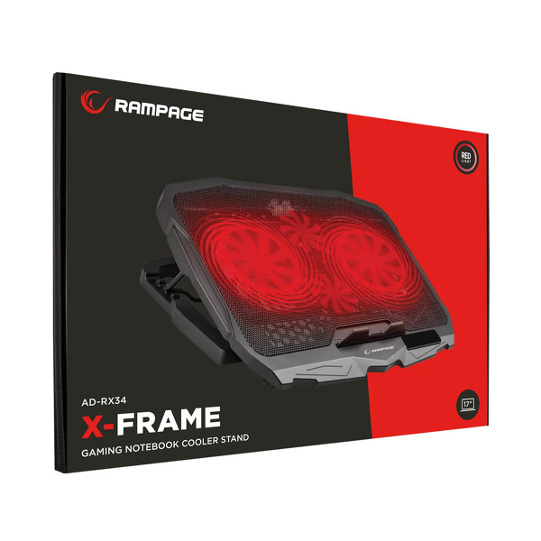 Zdjęcie produktu: Podstawka chłodząca pod laptopa Rampage AD-RX34 12,1-15,6